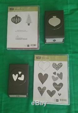 Essential Retired Stampin' Up 19 Piece Lot Unused Stamp Sets/Diecuts