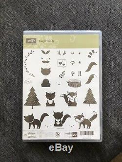 Foxy Friends Cozy Critters Stampin Up Lot Sets + Fox & Owl Punch Retired Rare