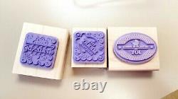 Friend, Merry Christmas Bundle Joy Occasions Rubber Stamps Set Stampin Up Title