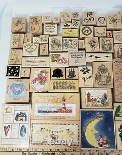 Gigantic Lot Of Stampin Rubber Stamp Sets And Miscellaneous Items 300 Items