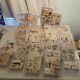 Gigantic Lot Of Stampin Rubber Stamps In Sets 220 Items