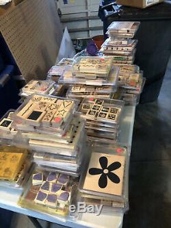 Gigantic Lot Of Stampin Up Stamp Sets And Miscellaneous Items Over 100 Sets