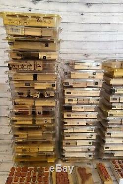 Gigantic Lot Of Stampin Up Stamp Sets Over 85 Sets Retired and New