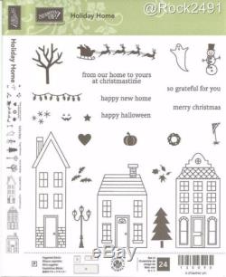 HOLIDAY HOME Photopolymer Set + HOMEMADE HOLIDAY FRAMELIT DIES -STAMPIN' UP! -NEW