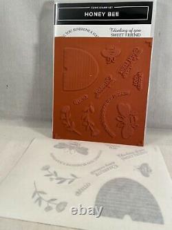 HONEY BEE Stamp Set & DETAILED BEES Dies By Stampin Up New Bee Hive