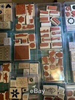 HUGE 300+ Lot Stampin' Up Stamps Sets Scrapbooking Brand New to Barely Used! WOW