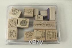 HUGE Dealer Lot STAMPIN UP Paper Crafting Card Making Stamp Sets Asian Boho Mix