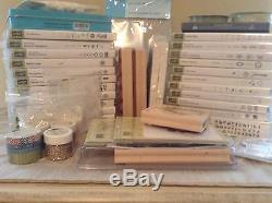 HUGE LOT #1 Stampin up RETIRED STAMP SETS and ACCESSORIES