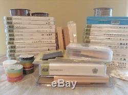 HUGE LOT #2 Stampin up RETIRED STAMP SETS and ACCESSORIES