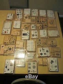 HUGE LOT OF STAMPIN' UP MOST NEW IN CASES 35 SETS 244 Stamps