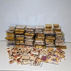 HUGE LOT Of 513 Rubber Mounted Wood Stamps 480 Stampin Up 61 Full Sets