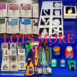 HUGE LOT Stampin' Up Stamp Sets Tools Inks New & Used