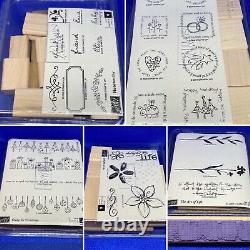 HUGE LOT Stampin' Up Stamp Sets Tools Inks New & Used