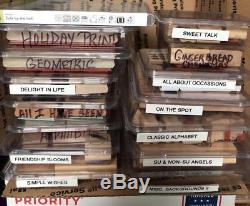 HUGE LOT of more than 50 Stampin Up Stamp Sets and Accessories