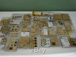 HUGE Lot 33 Stampin' Up Stamp Sets 306 Total Stamps Love Christmas Baby Birthday