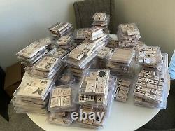 HUGE Lot Of STAMPIN UP 117 Stamp Sets 856 Stamps