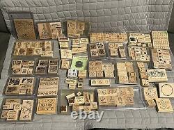 HUGE Lot of Stampin' Up Stamp Sets & Rollers, 310+ Stamps, FREE SHIPPING