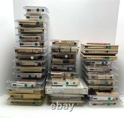 HUGE Lot of Stampin' Up Stamp Sets wood Backed Rubber 35 Sets About 230 Stamps