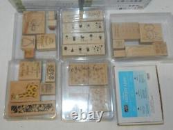 HUGE Mixed Lot 31 STAMPIN UP Stamps Sets with Dies Personal Collection + INK