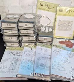 HUGE STAMPIN UP LOT New Stamp Sets Paper Punches Embossing Folders RESALE LOT