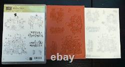 HUGE STAMPIN UP LOT New Stamp Sets Paper Punches Embossing Folders RESALE LOT