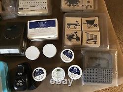 HUGE STAMPIN UP LOTPunches, Stamp Sets, Embossing Powder, Pearl Ex, Ribbon
