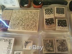 HUGE lot of Stampin` Up Scrapbook/Rubber Stamp Set-100+ pieces total-FREE SHIP