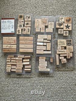 HUGE lot of rubber craft stamps. 77 complete sets. Many new or never used