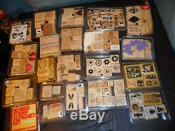 Huge 270 + Lot Rubber Stamp & PADS Collection MANY BOXED SETS NEW & USED