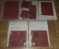 Huge Lot (19) Stampin Up Clear Mount Stamp Sets Holidays Occasions Sentiments 1