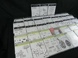 Huge Lot (38) Stampin Up Rubber Stamp Sets Christmas Birthday Holiday WP405
