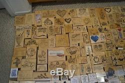 Huge Lot Of 700+ Mixed Rubber Stamps Stampin' Stampin Up Sets Scrapbook