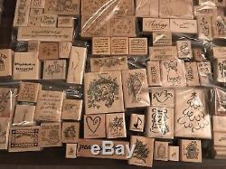 Huge Lot Of Rubber Stamp and Sets brand all Stampin Up