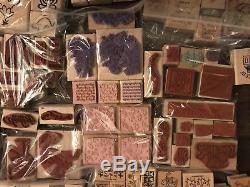 Huge Lot Of Rubber Stamp and Sets brand all Stampin Up