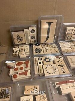 Huge Lot Of retired Stampin' Up stamp sets Massive