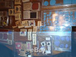 Huge Lot Stampin' Up & Others Stamp Sets Mounted and Unmounted 15 Pounds