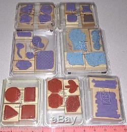 Huge Lot Stampin Up Stamp Sets 13 Clam Box Sets & 27 Assorted Vendors of Singles