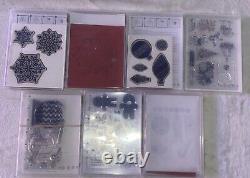 Huge Lot of 31+ Stampin' Up Sets Christmas Holiday Santa Tree Wreath Stamps