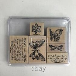 Huge Lot of 67 Stampin Up! Retired Mounted Wood Rubber Stamp Set New Unused