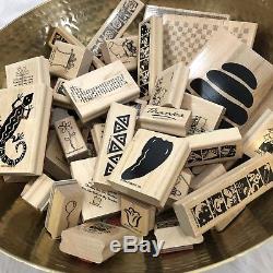 Huge Lot of Rubber Stamps Stampin' Up & PSX Used & New Some Sets 115+ Stamps