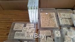 Huge Lot of Stampin' Up! Never Been Used Stamps 22 sets (Total 132 stamps)