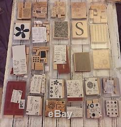 Huge Lot of Stampin Up Stamp Sets 103 Sets Tons are NEW! Retired! 669 Stamps