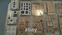 Huge Lot of Stampin Up Stamps 52 Sets/ 408 Stamps + 100 Others 508 total