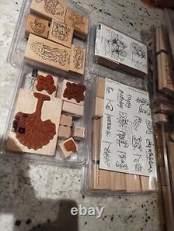 Huge Mixed Lot Of Stampin Up Stamps 150+ Stamp Collection Box Sets and Loose