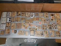 Huge Stampin' Up Lot Including 38 Sets, Over 335 single Stamps and 3 Ink Pads