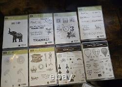 Huge Stampin Up Lot Sets Rubber And Polymer Stamps