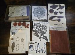 Huge Stampin Up Lot Sets Rubber And Polymer Stamps