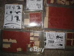 Huge Stampin' Up Lot Various Sets Years Retired New Unopened Etc. (Labeled)