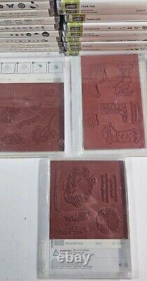 Huge Stampin Up Lot of 47 Stamp Sets Classic Stamp Alot Never Used