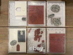 Huge Stampin' Up! Lot of 48 Stamp Sets Many Never Used